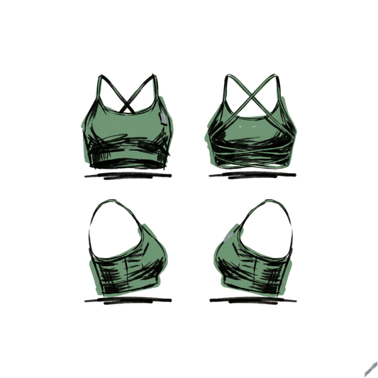 Straps Sport BH - oliv