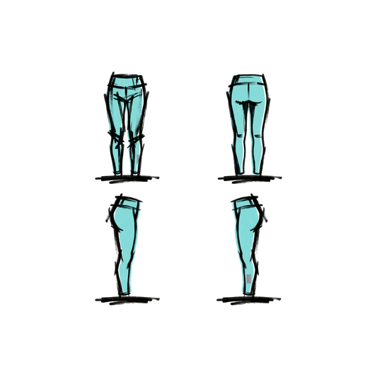 Shape Leggings - blau