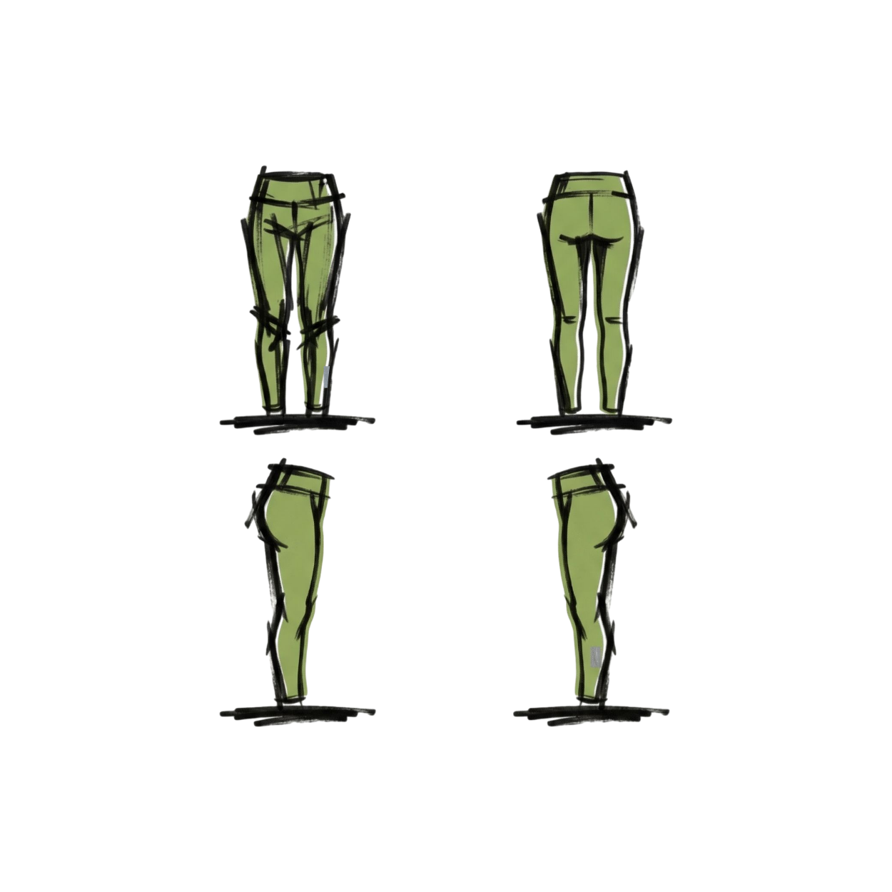 Shape Leggings - green